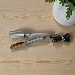 InStyler Rotating Hair Straightening Curling Hot Iron 1.25” Model IS1001 Tested